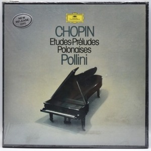 Chopin - Etudes/Preludes//Polonaises - Maurizio Pollini 3LP - 오리지널 미개봉