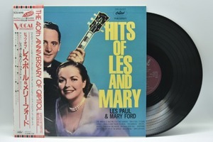 Les Paul/Mary Ford[레스 폴/매리 포드]-Hits of Les and Mary중고 수입 오리지널 아날로그 LP