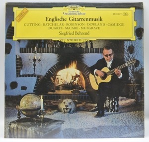 English Guitar Music - Siegfried Behrend 오리지널 미개봉 LP