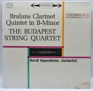 Brahms - Clarinet Quintet - David Oppenheim/Budapest String Quartet