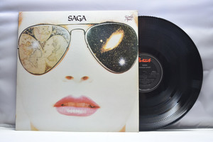 SAGA [사가]-Worlds Apartㅡ중고 수입 오리지널 아날로그 LP