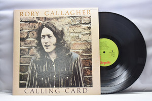 Rory gallagher[로리 갤러거]-Calling cardㅡ 중고 수입 오리지널 아날로그 LP