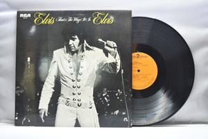 Elvis Presley[엘비스 프레슬리]-On the stage february 1970 ㅡ 중고 수입 오리지널 아날로그 LP