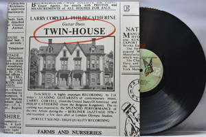 Larry Coryell &amp; Philip Catherine [래리 코리엘 &amp; 필립 캐서린] - Twin-House ㅡ 중고 수입 오리지널 아날로그 LP