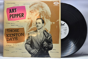 Art Pepper [아트 페퍼] - Those Kenton Days ㅡ 중고 수입 오리지널 아날로그 LP