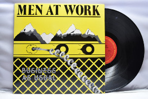 MEN AT WORK [맨 앳 워크] - BUSINESS AS USUALㅡ 중고 수입 오리지널 아날로그 LP