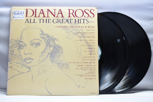 DIANA ROSS [다이애나 로스] - all the great hits ㅡ 중고 수입 오리지널 아날로그 LP