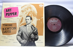 Art Pepper - Those Kenton Days - 중고 수입 오리지널 아날로그 LP