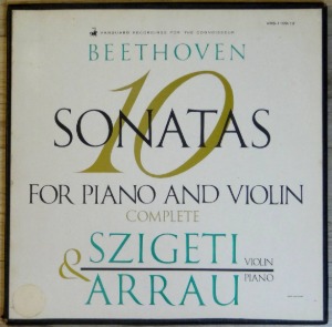 Beethoven - 10 Violin Sonatas Complete - Joseph Szigeti 4LP