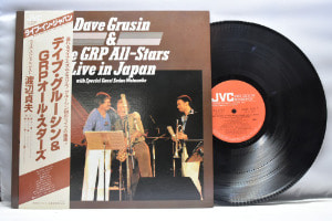 Dave Grusin And The GRP All Stars [데이브 그루신, 마커스 밀러, 사다오 와타나베] - Live In Japan - 중고 수입 오리지널 아날로그 LP