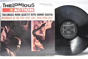 Thelonious Monk Quartet With Johnny Griffin [델로니어스 몽크, 조니 그리핀] - Thelonious In Action - 중고 수입 오리지널 아날로그 LP