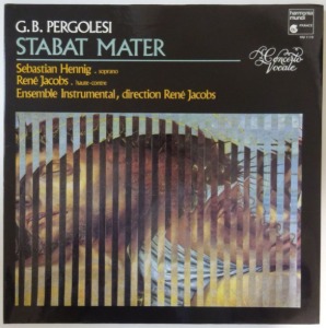 Pergolesi - Stabat Mater - Rene Jacobs