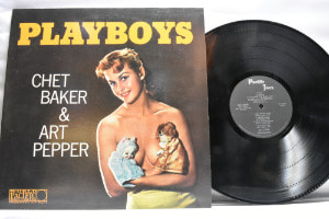 Chet Baker &amp; Art Pepper [쳇 베이커, 아트 페퍼] ‎- Playboys - 중고 수입 오리지널 아날로그 LP