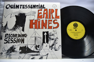 Earl Hines [얼 하인즈] - The Quintessential Recording Session - 중고 수입 오리지널 아날로그 LP