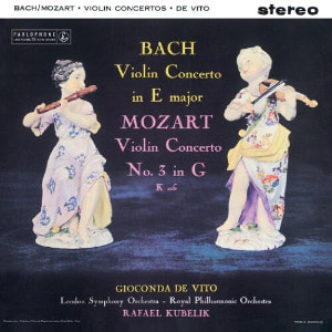 바흐 &amp; 모차르트 : 바이올린 협주곡  Bach &amp; Mozart: Violin Concertos Ginconda De Vito (Violin) [180g LP]