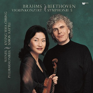 [정경화, 래틀] 베토벤 : 교향곡 5번 / 브람스 : 바이올린 협주곡 (Beethoven: Sympony No.5 &amp; Brahms: Violin Concerto) [180g 2LP]